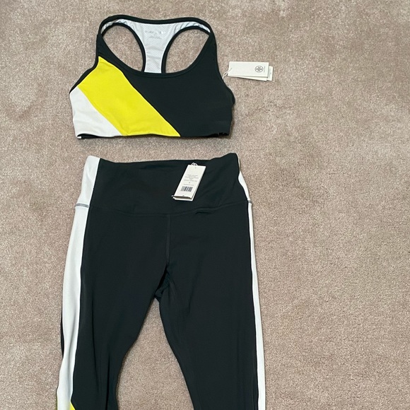 Tory Burch NWT leggings and sorts top - Picture 2 of 5